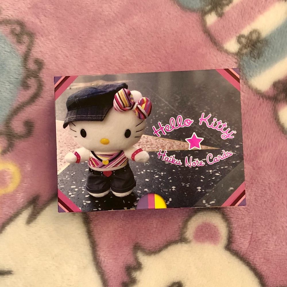 Kitty HELLO haiku necco candy sanrio note cards 35 total Mary Jane valentine new - Picture 2 of 9